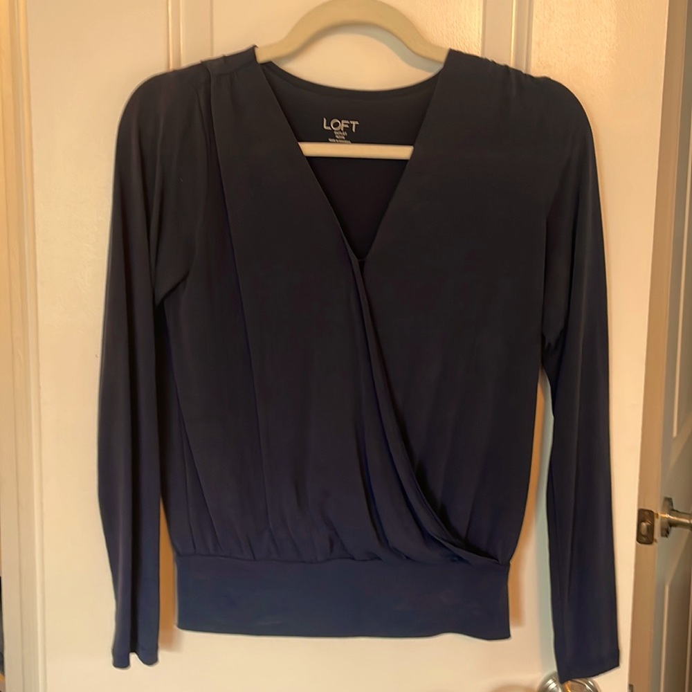 Loft Navy Top XXSP